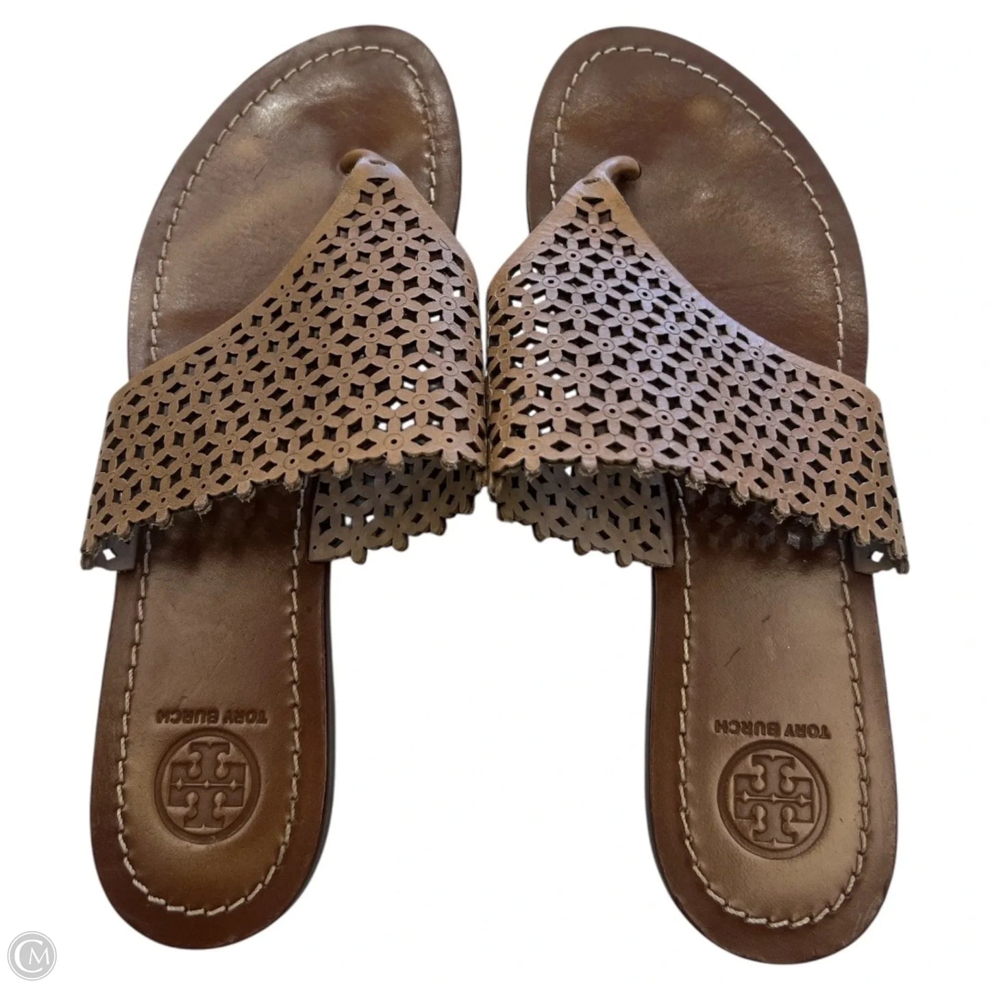 Sandals Designer By Tory Burch In Brown, Size: 7.5