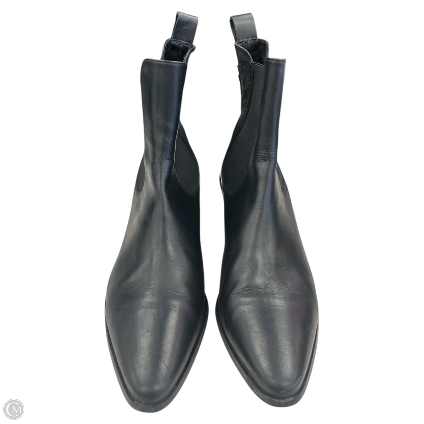 Boots Ankle Flats By Frame In Black, Size: 8