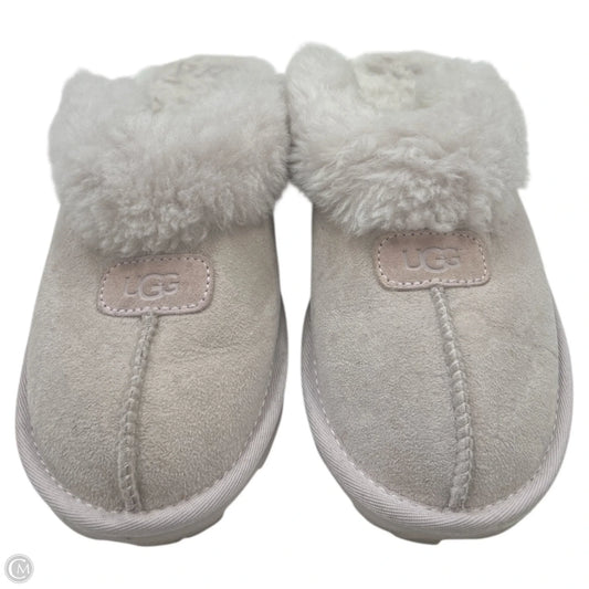 Slippers Designer By Ugg In Purple, Size: 6