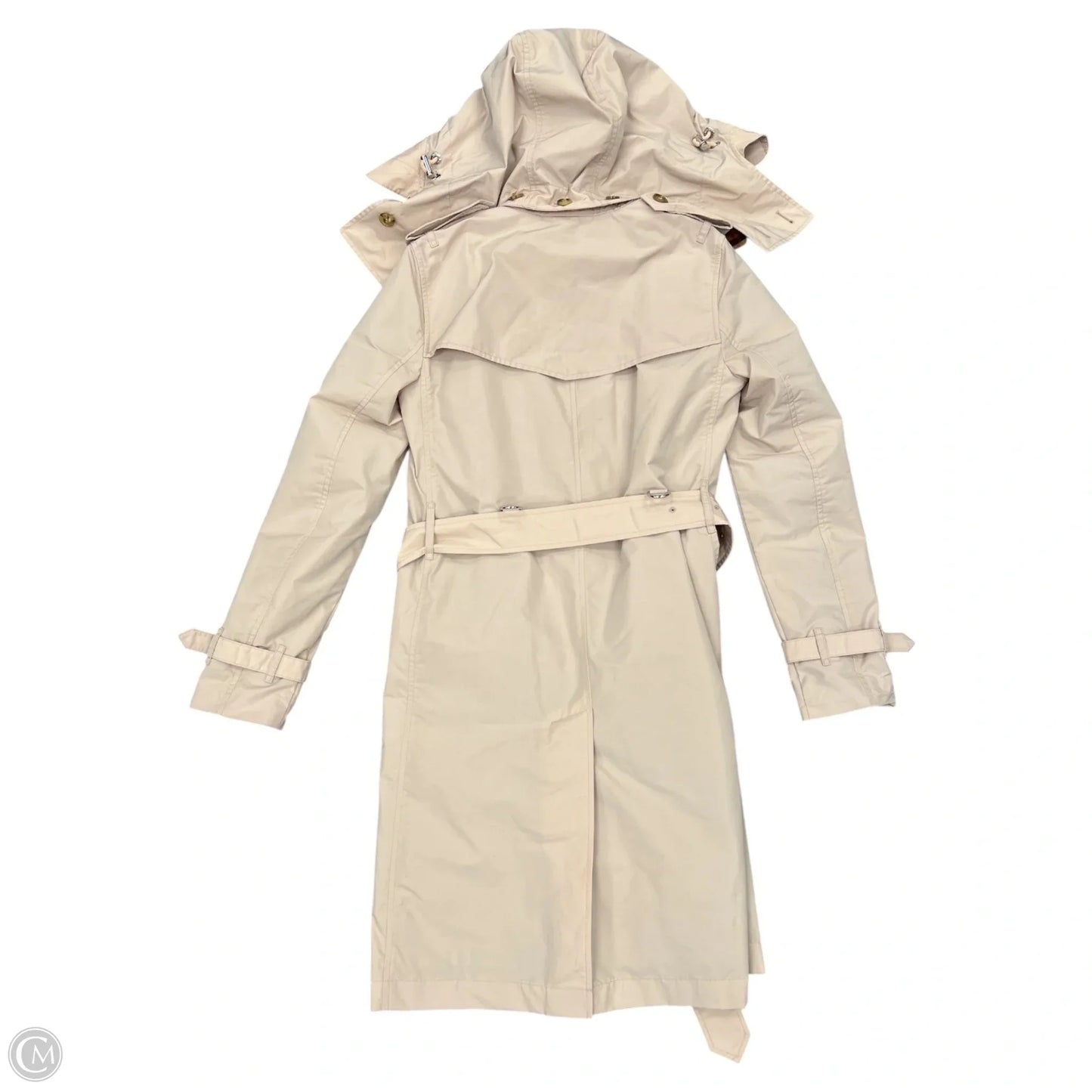 Coat Luxury Designer By Burberry In Tan, Size: 2