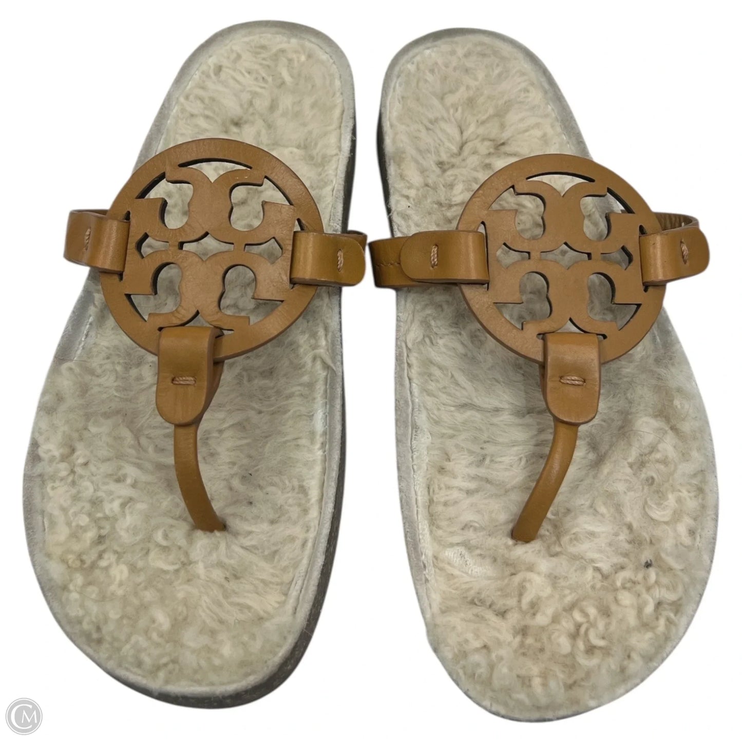 Sandals Designer By Tory Burch In Tan, Size: 6