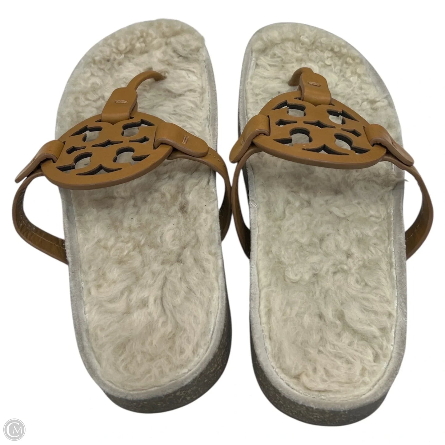 Sandals Designer By Tory Burch In Tan, Size: 6