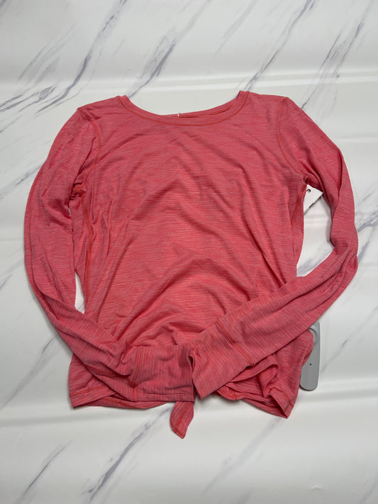 Athletic Top Long Sleeve Crewneck By Lululemon  Size: 6