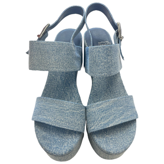 Denim Sandals Designer Jeffery Campbell, Size 8.5
