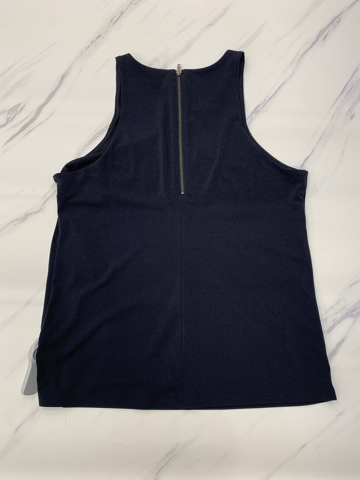 Top Sleeveless By Ann Taylor In Black, Size: Petite  Medium