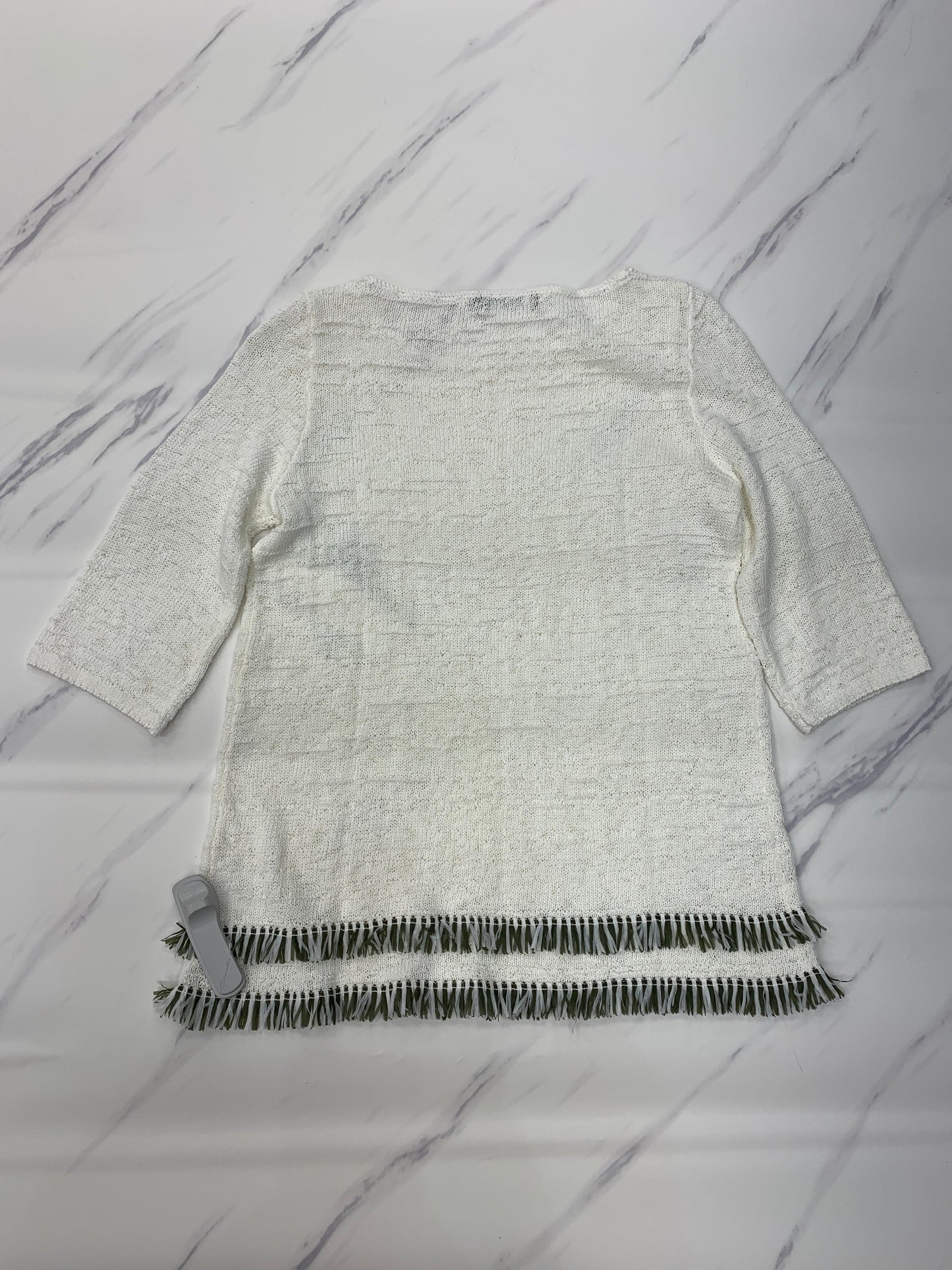 Sweater By Nic + Zoe In White, Size: Petite   S