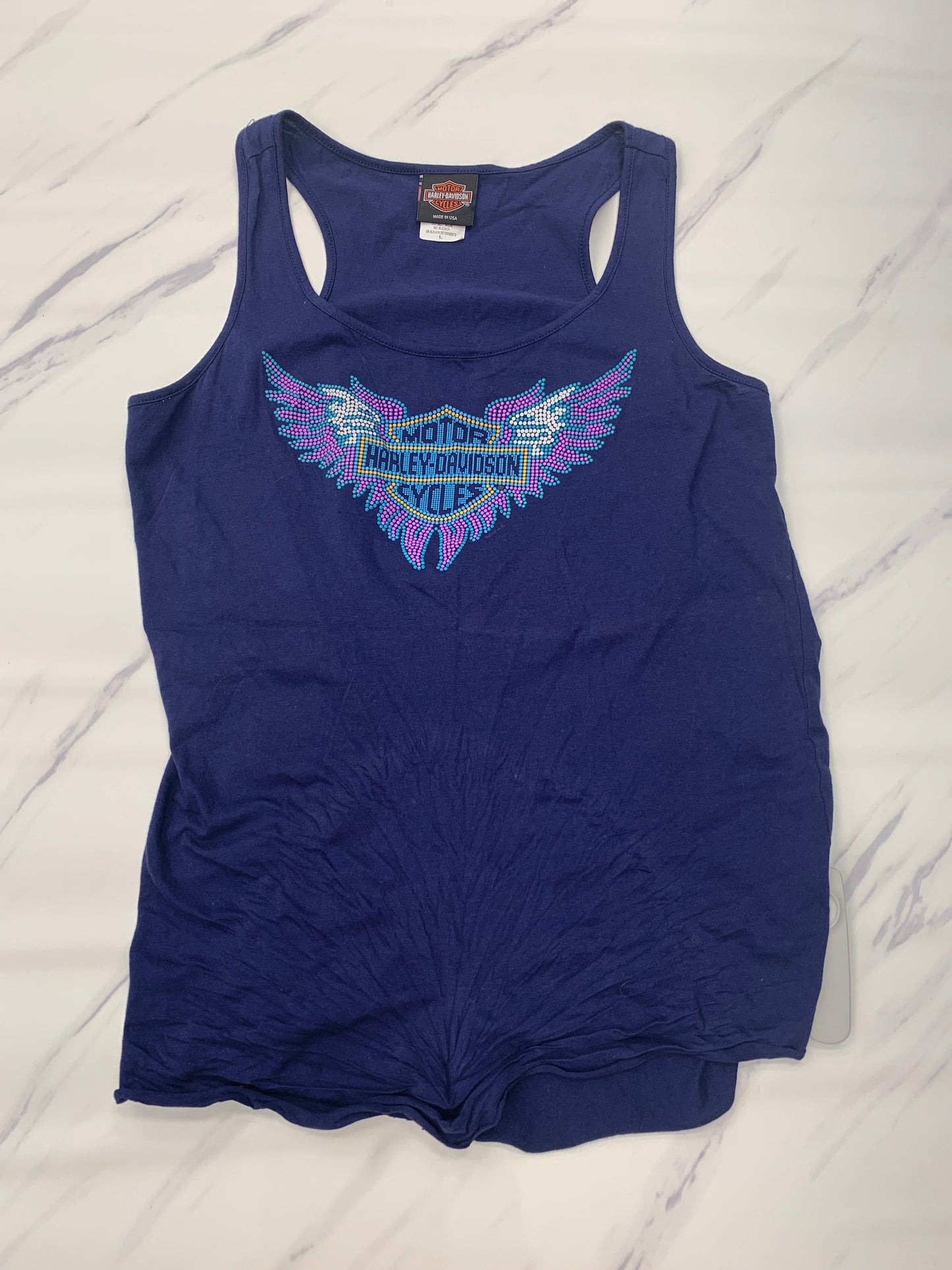 Top Sleeveless By Harley Davidson  Size: L