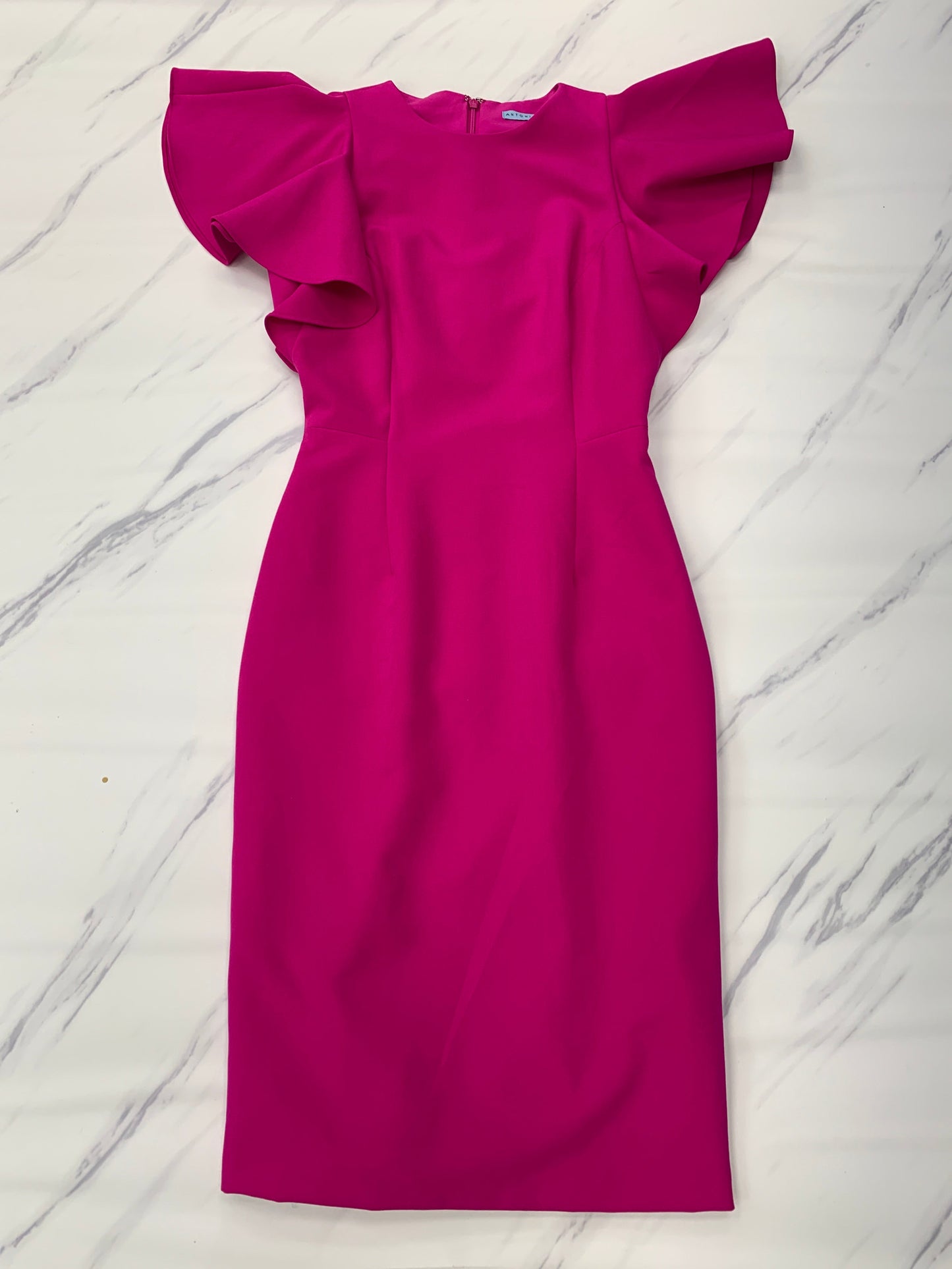 Pink Dress Party Midi Antonio Melani, Size 0