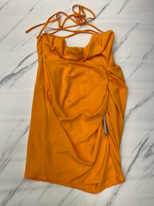 Orange Dress Designer Cma, Size M
