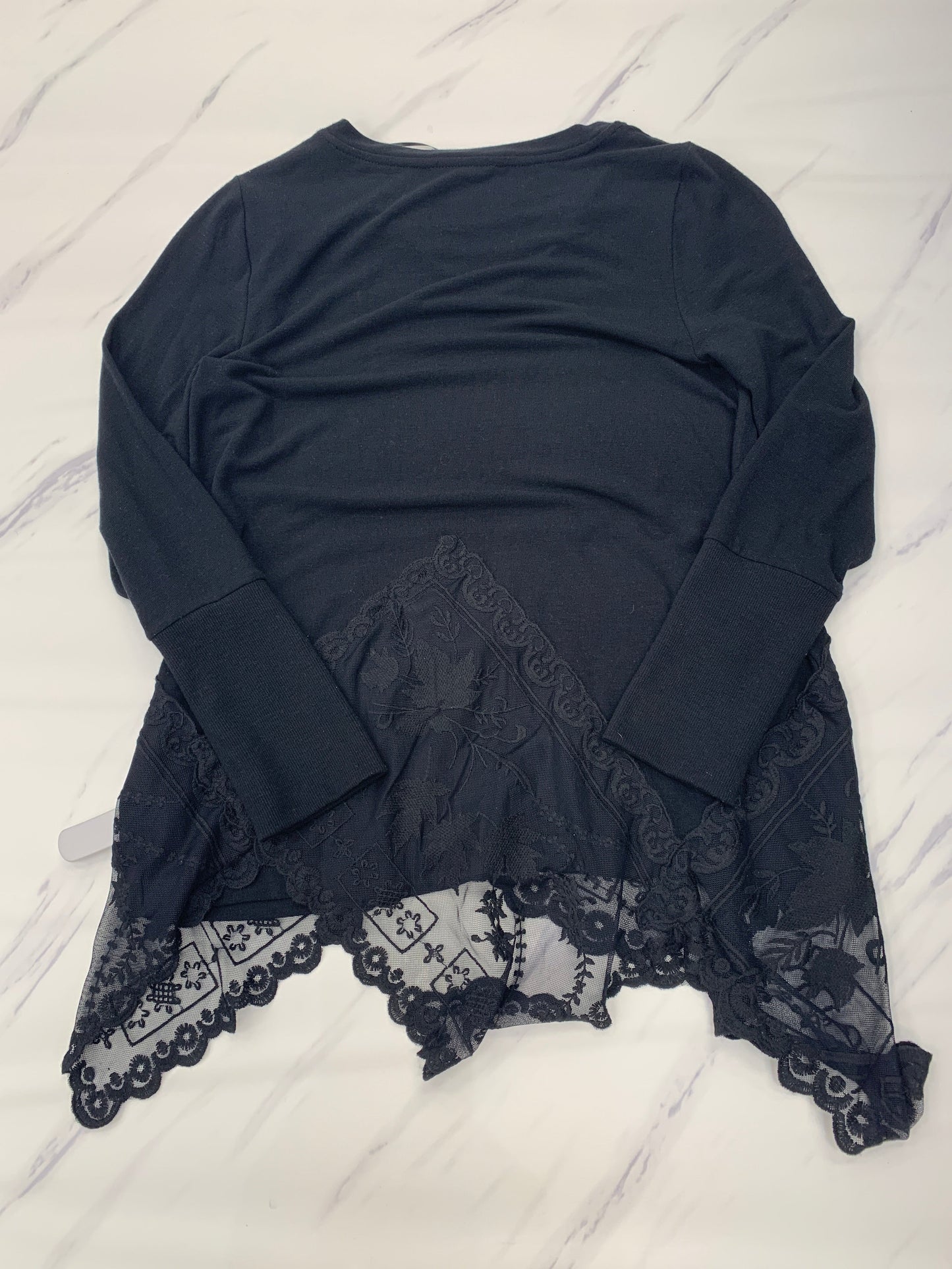 Black Top Long Sleeve Soft Surroundings, Size M