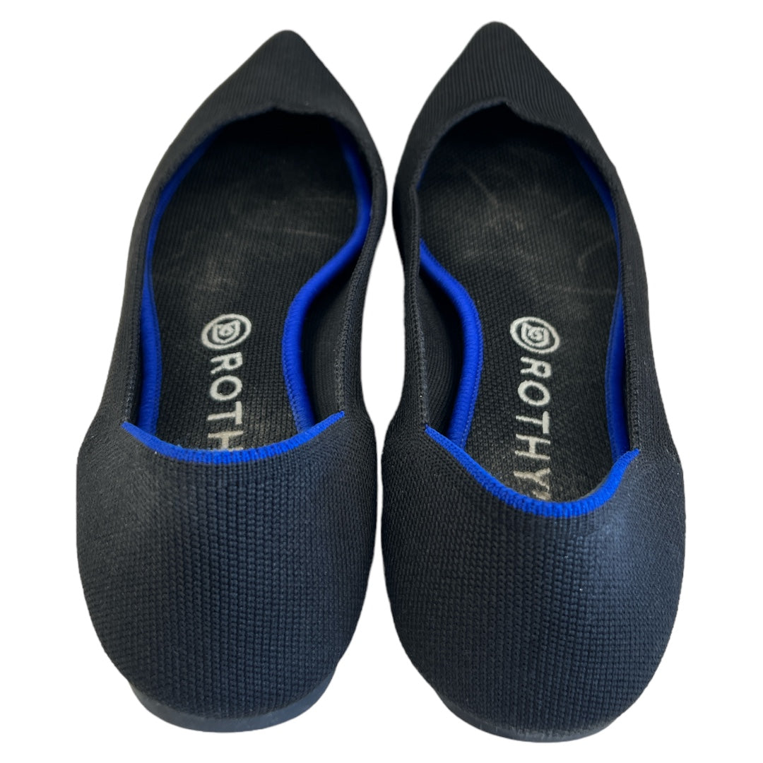 Black Shoes Designer Rothys, Size 10.5