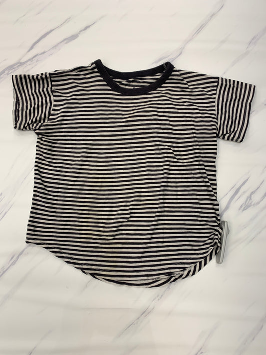 Striped Pattern Top Short Sleeve Basic Madewell, Size Xs