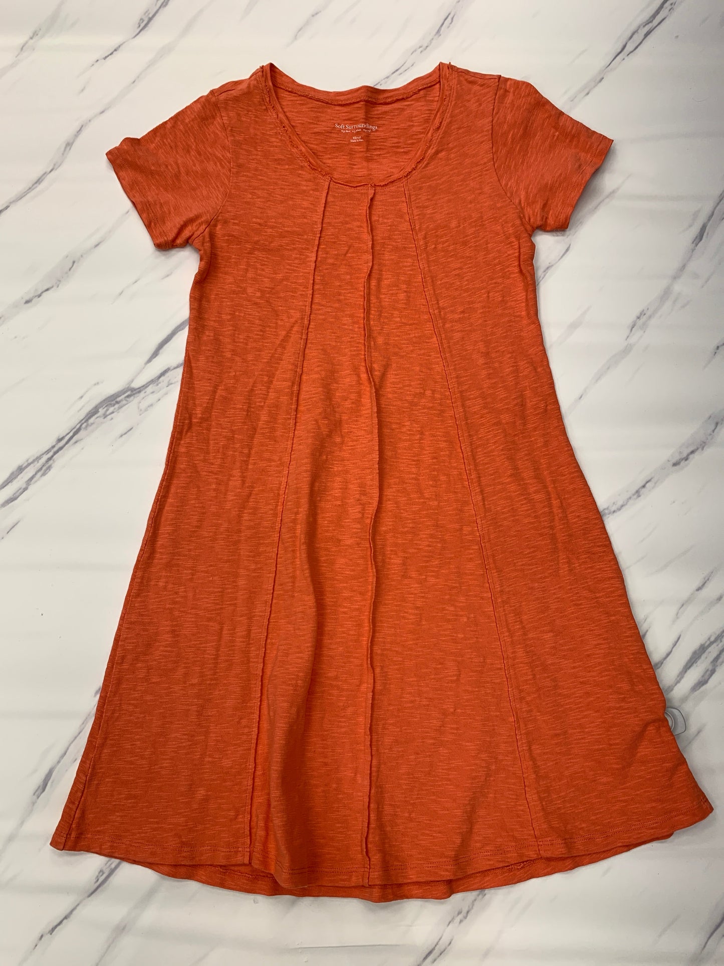 Orange Dress Casual Maxi Soft Surroundings, Size Xs