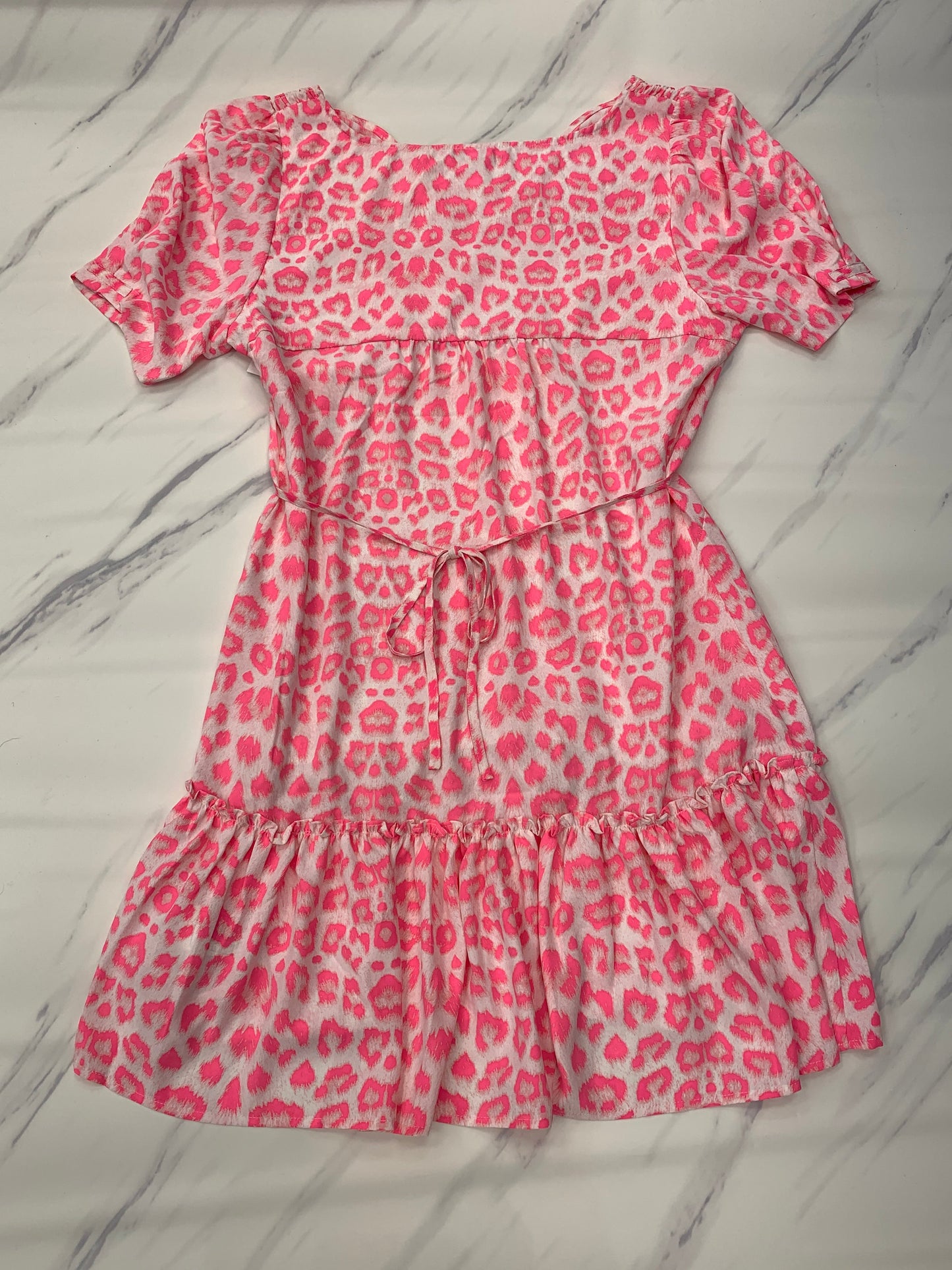 Pink Dress Casual Midi Betsey Johnson, Size L