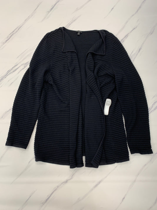 Sweater Cardigan By Talbots In Black, Size: Petite   Xl