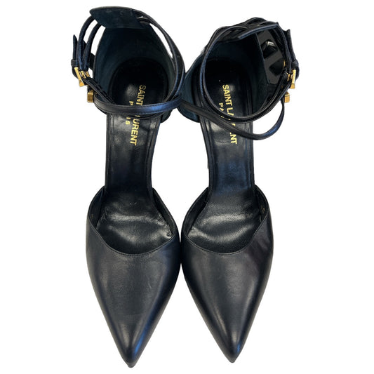 Black Shoes Designer Yves Saint Laurent, Size 9