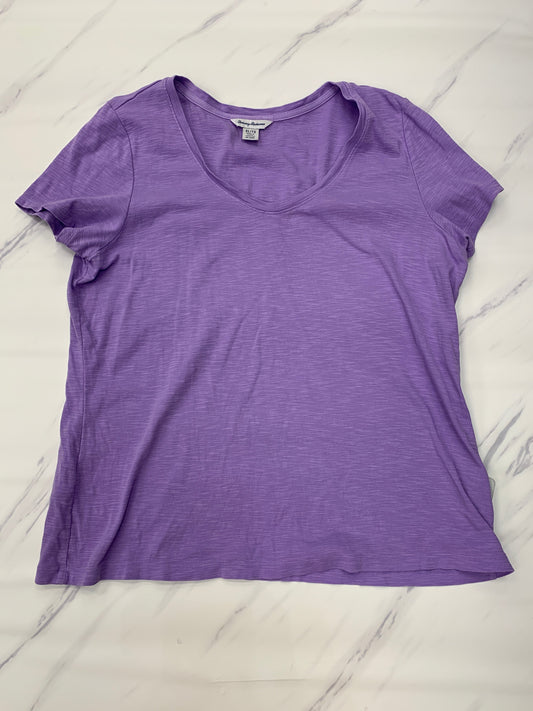 Purple Top Short Sleeve Tommy Bahama, Size Xl