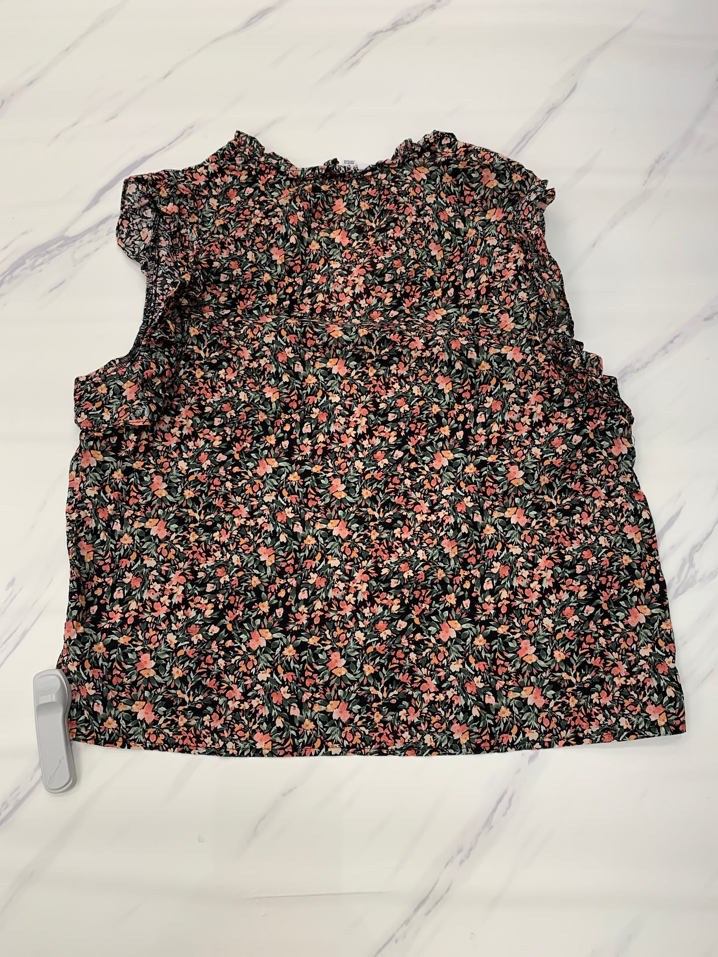 Floral Print Top Sleeveless Bb Dakota, Size L