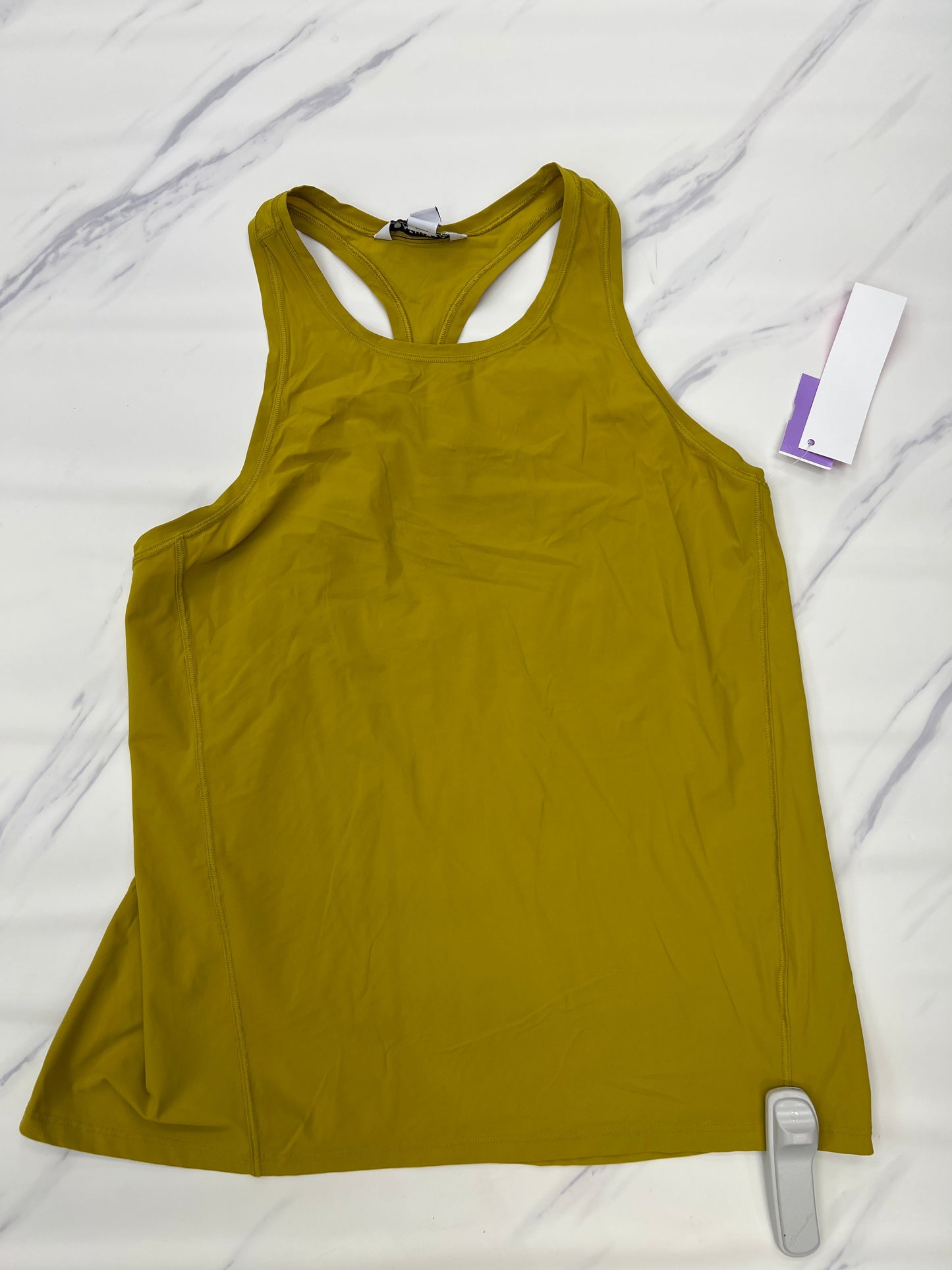 Yellow Athletic Tank Top Athleta, Size S