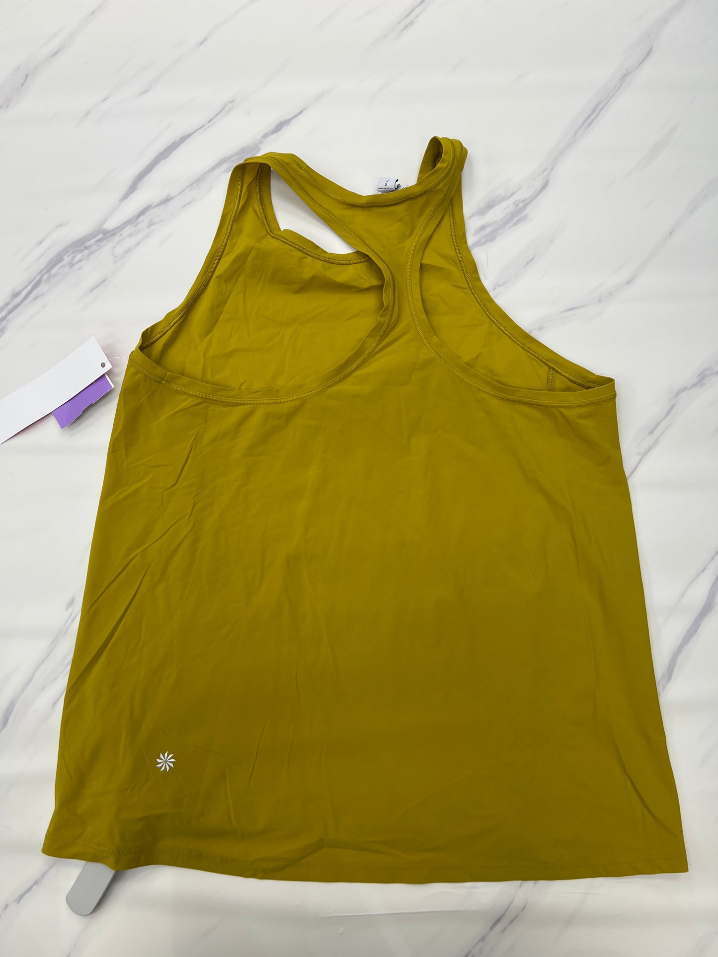 Yellow Athletic Tank Top Athleta, Size S