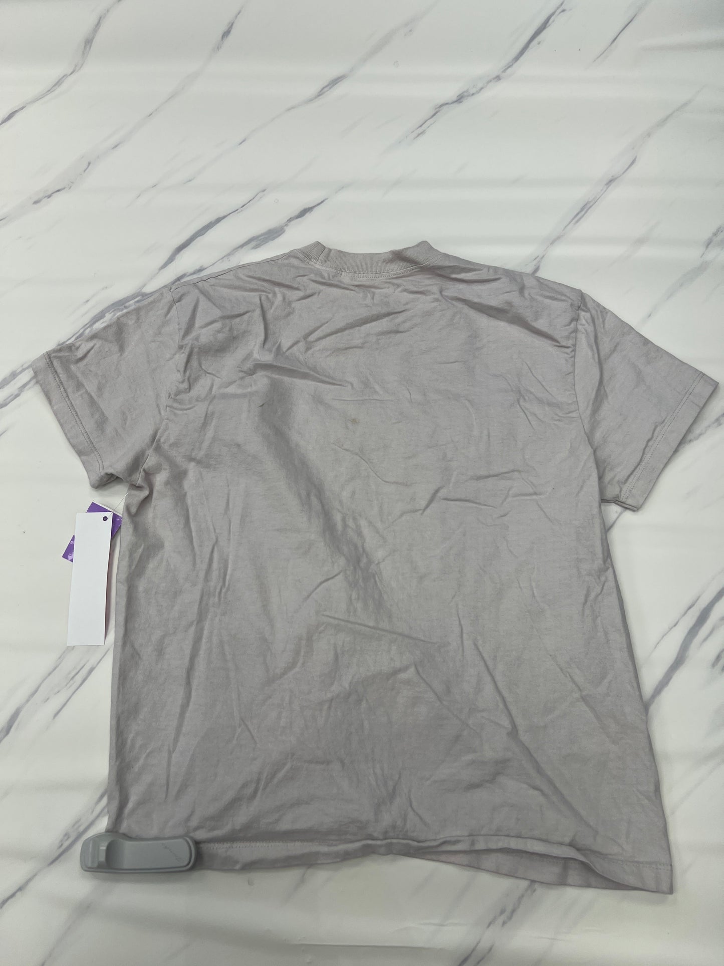 Grey Top Short Sleeve Cmc, Size M