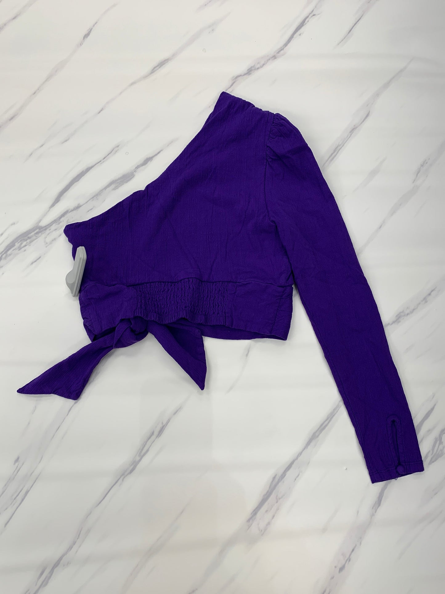 Purple Top Long Sleeve Basic Free People, Size S