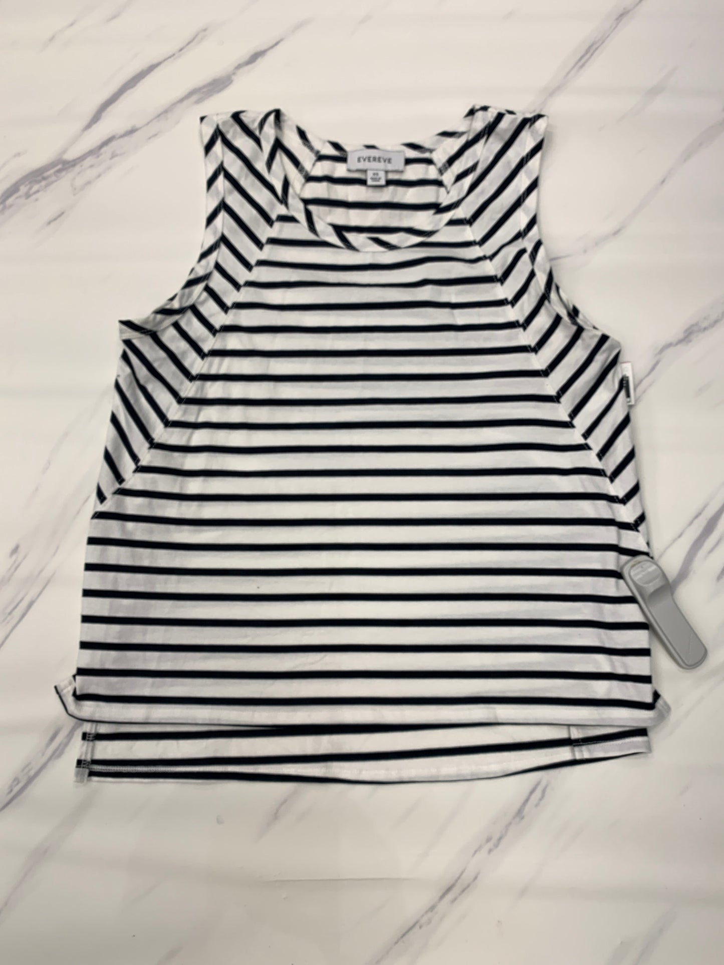 Striped Pattern Top Sleeveless Evereve, Size Xs