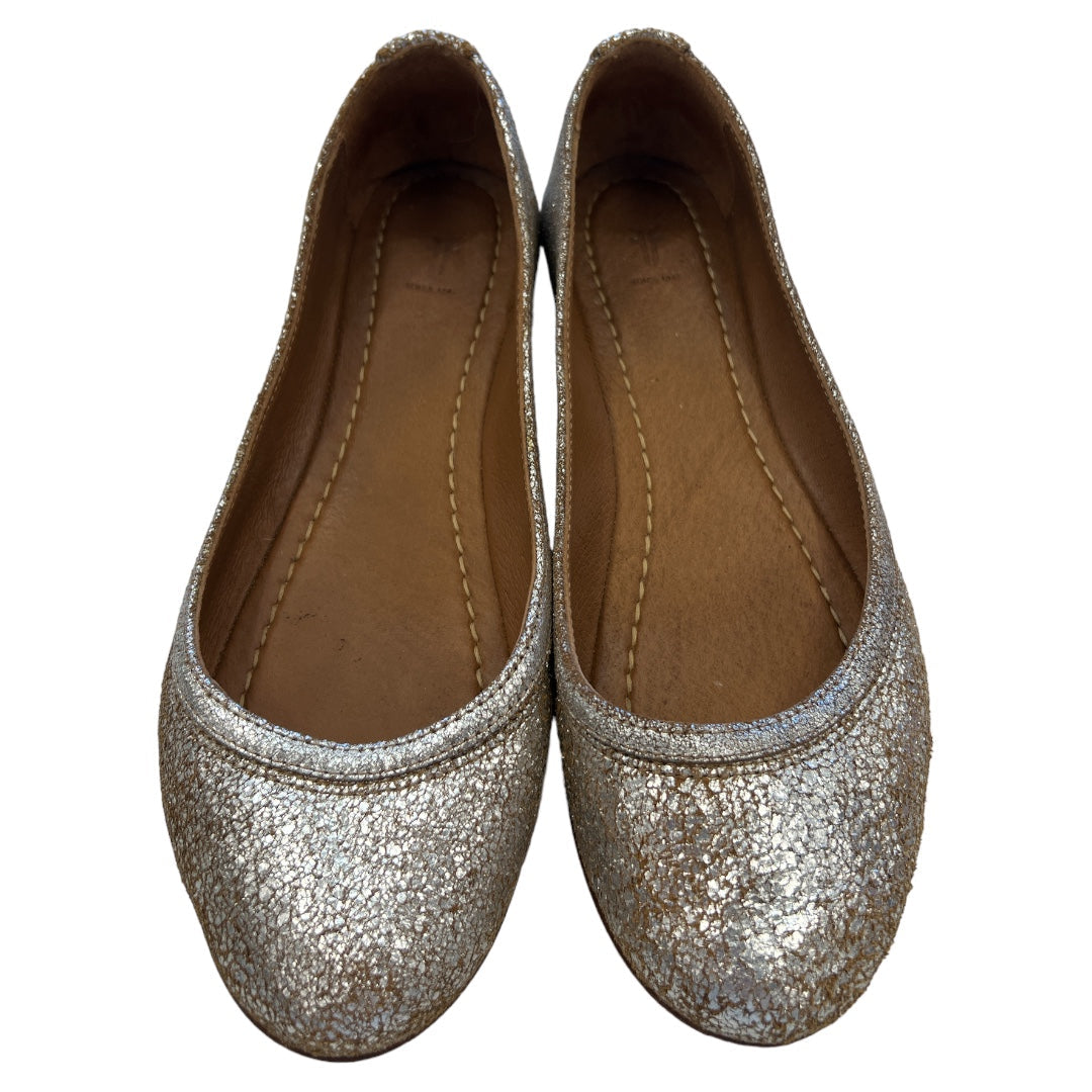 Silver Shoes Designer Frye, Size 8.5