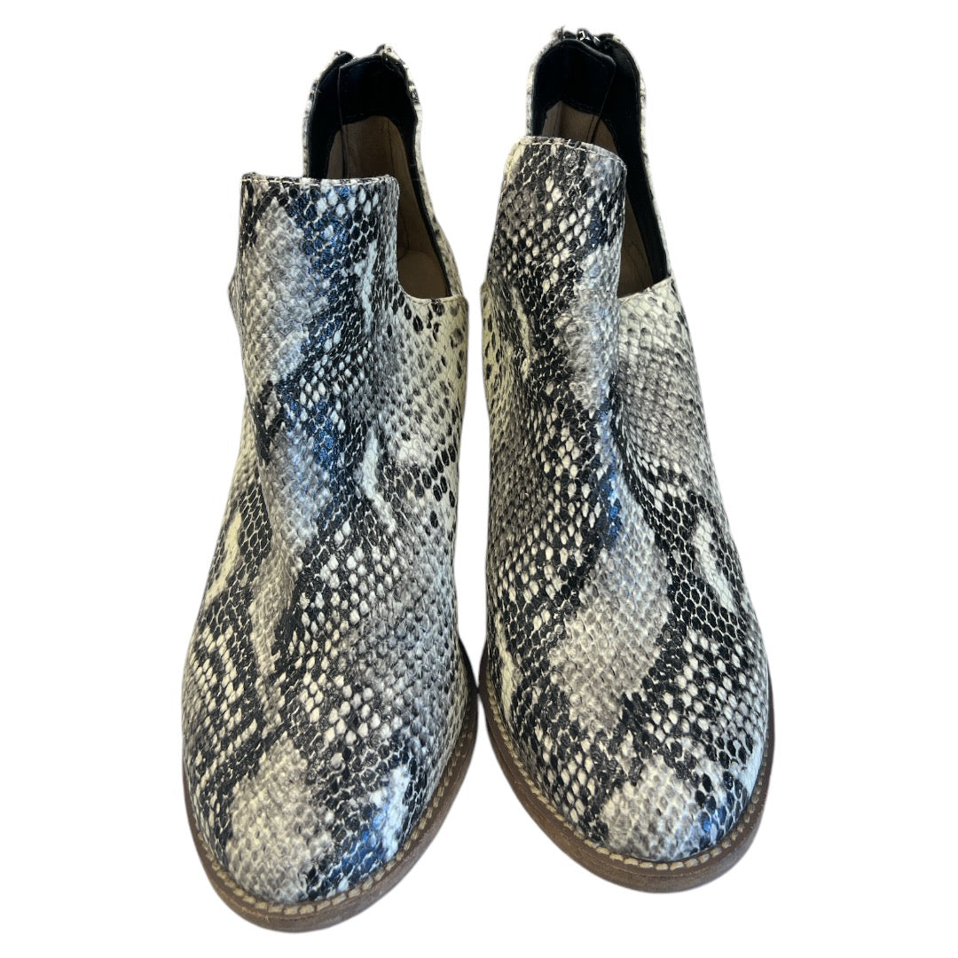 Boots Designer By Blondo In Snakeskin Print, Size: 8.5