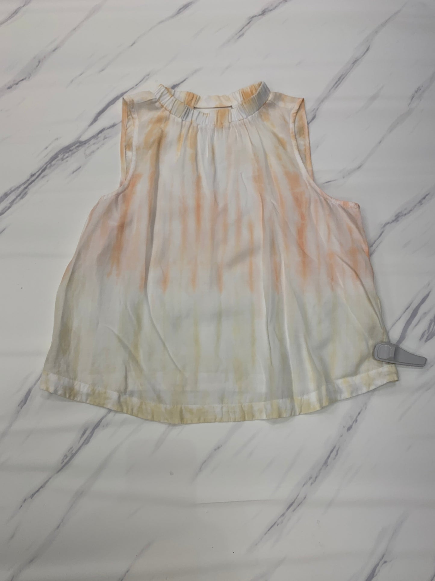 Peach Top Sleeveless Designer Cloth & Stone, Size M