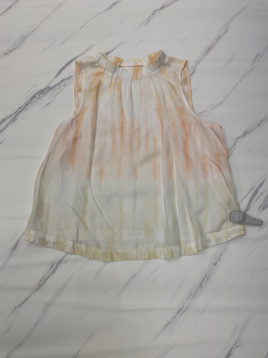 Peach Top Sleeveless Designer Cloth & Stone, Size M