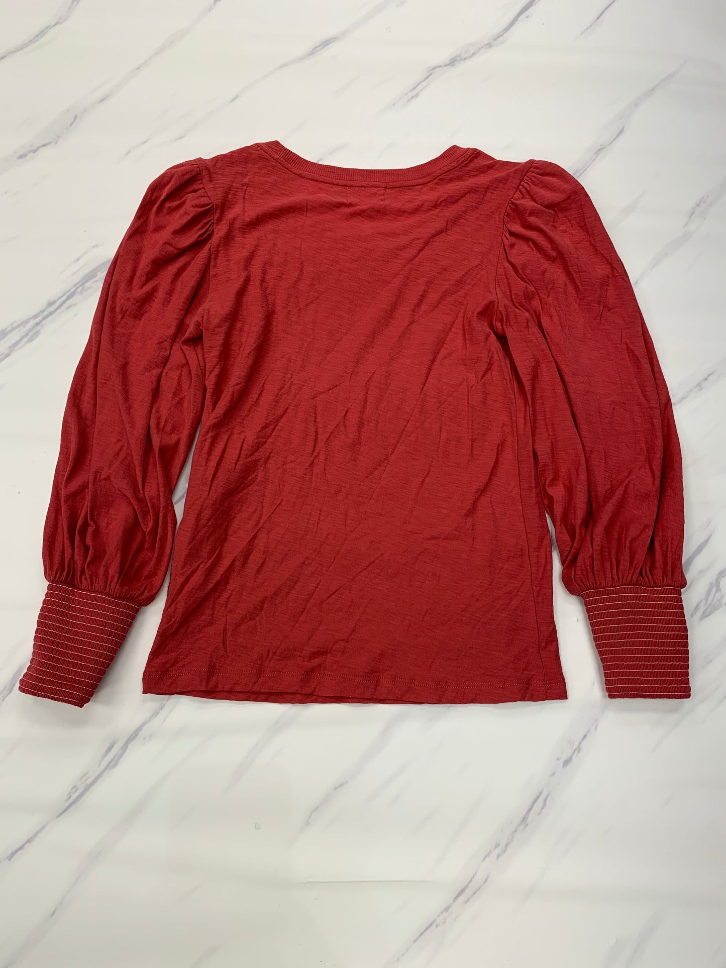 Red Top Long Sleeve Nation, Size Xs