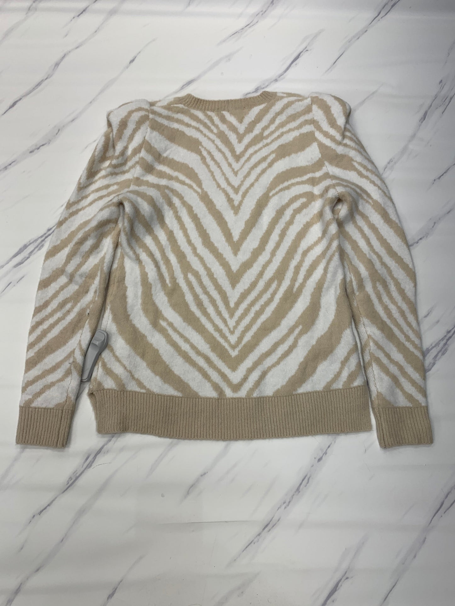 Sweater Designer By Bishop + Young In Tan, Size: M