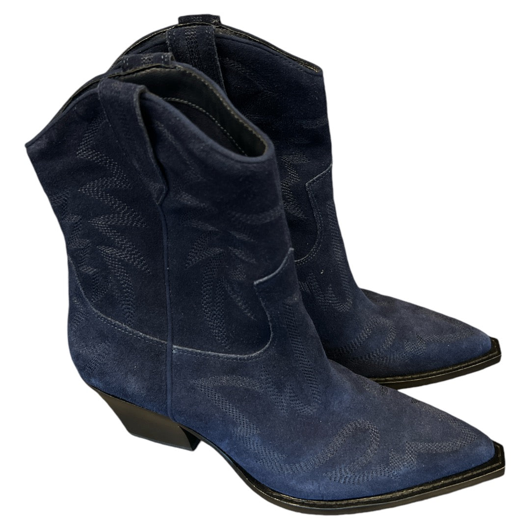 Boots Ankle Heels By Dolce Vita In Blue, Size: 8