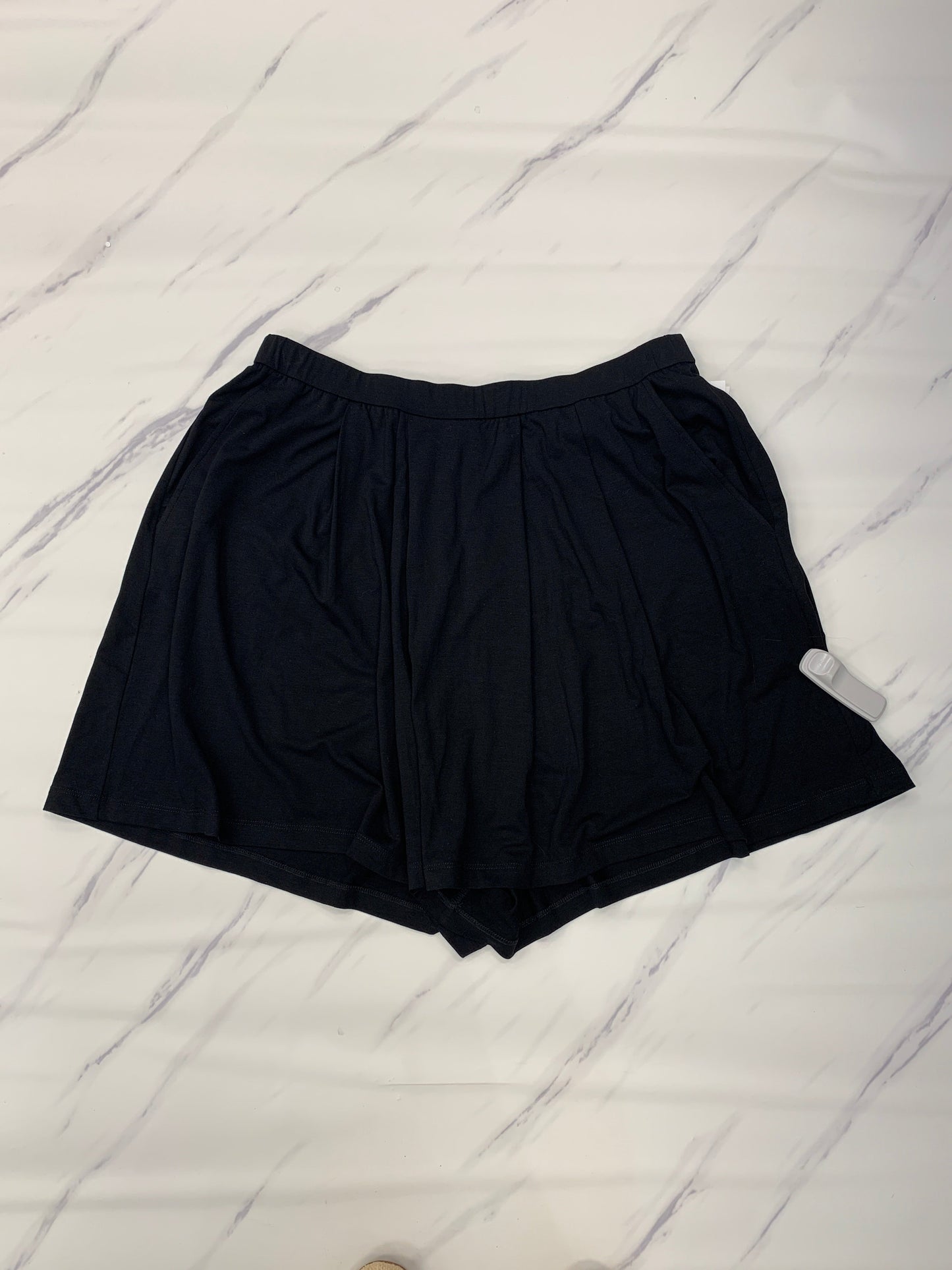 Black Shorts Designer Eileen Fisher, Size L