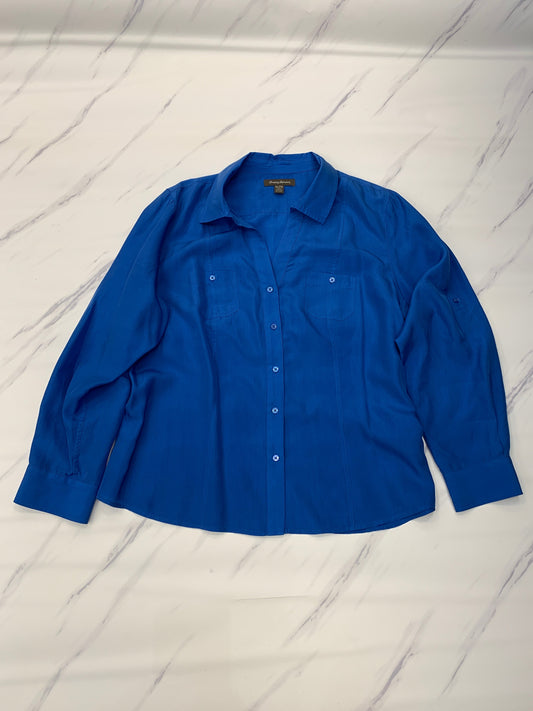 Blue Top Long Sleeve Tommy Bahama, Size Xl