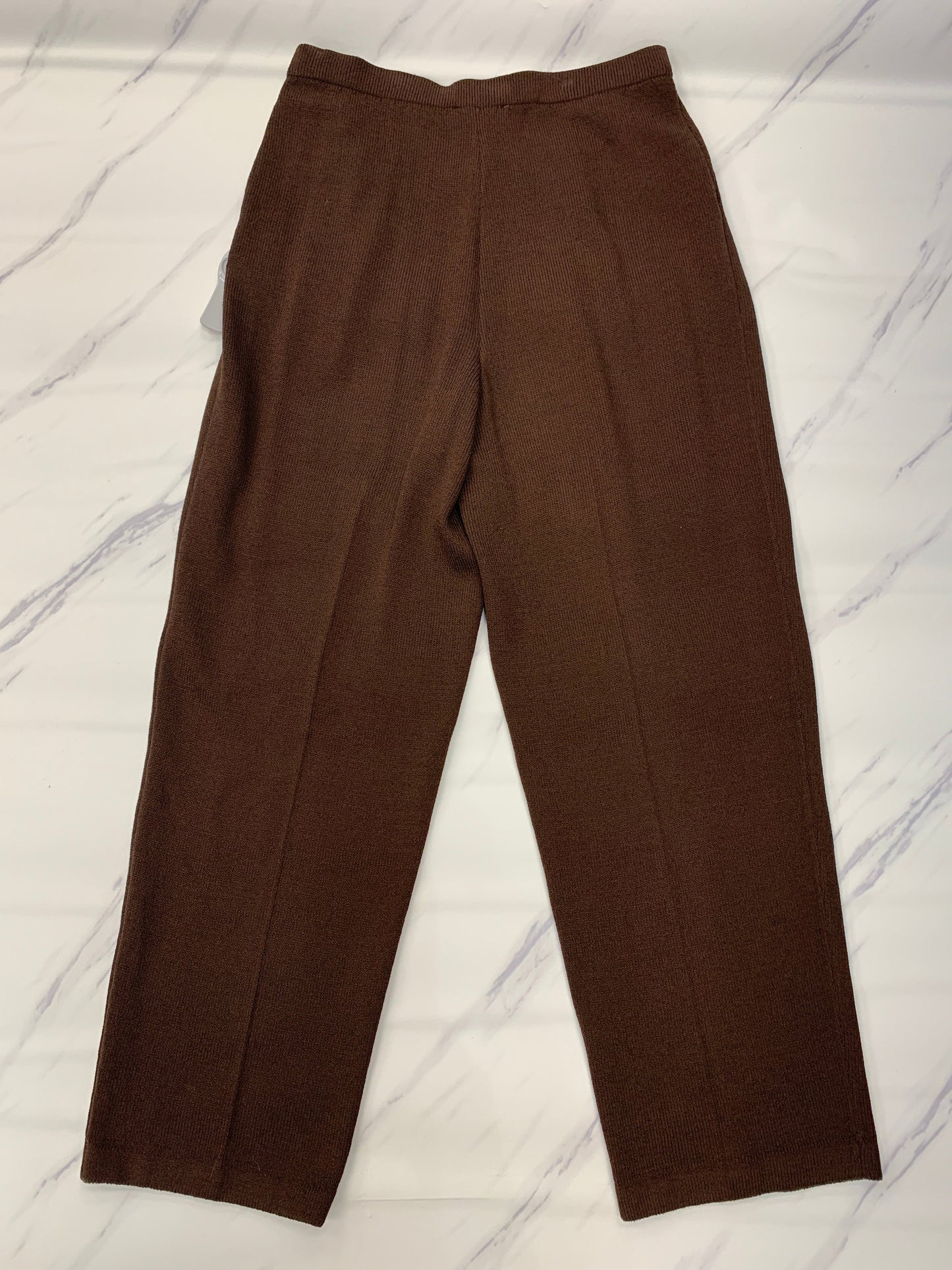 Brown Pants Designer St John Collection, Size 12