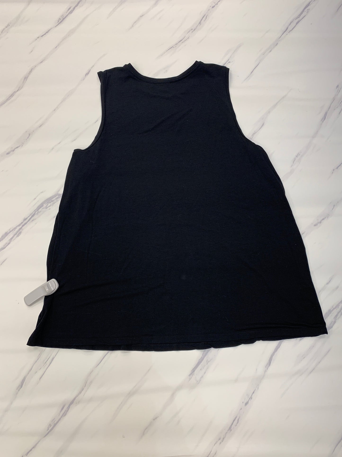 Black Top Sleeveless Eileen Fisher, Size L