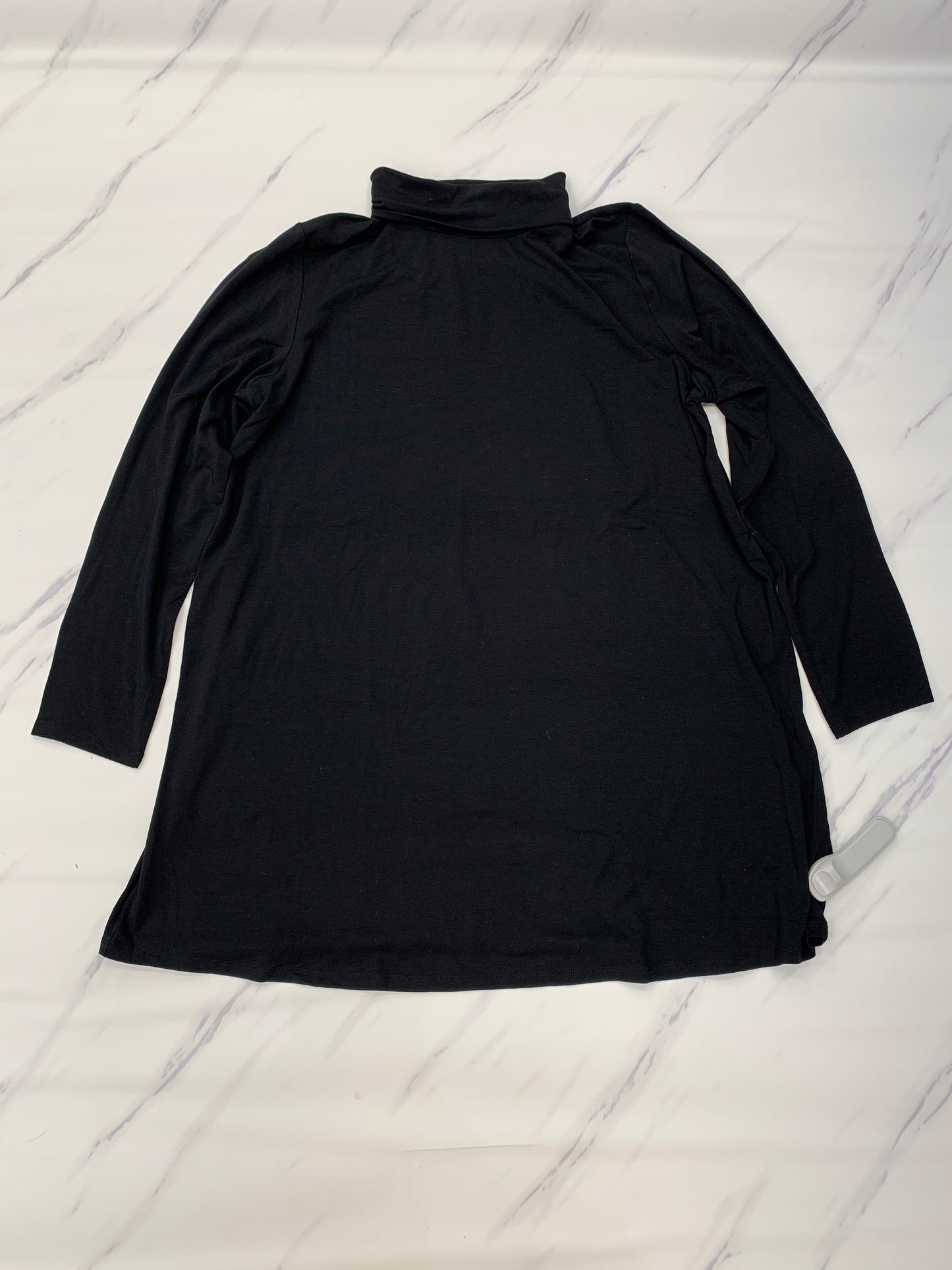 Black Top Long Sleeve Eileen Fisher, Size L