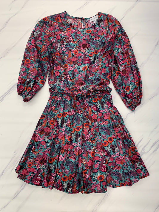 Floral Print Dress Casual Short Evereve, Size Xs