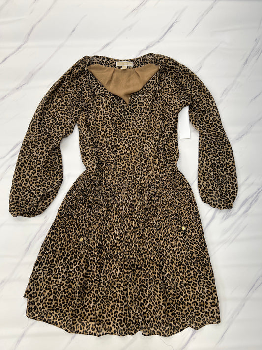 Dress Designer By Michael By Michael Kors In Animal Print, Size: S