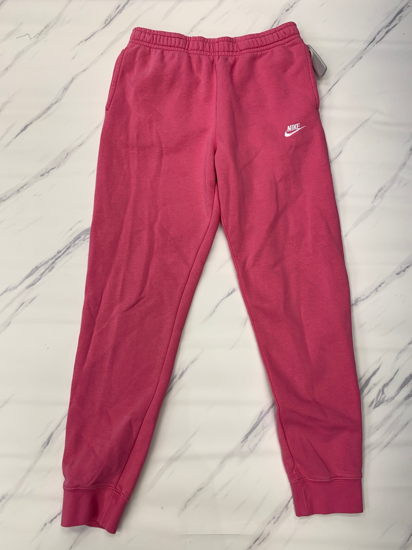 Athletic Pants By Nike Apparel In Pink, Size: M