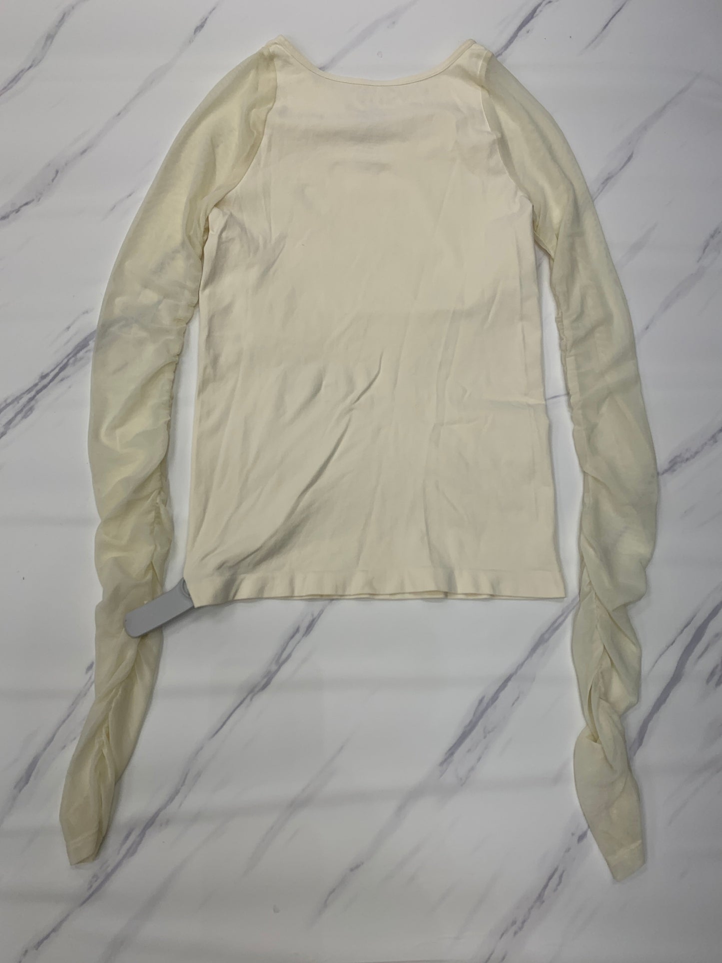 Cream Top Long Sleeve Free People, Size M