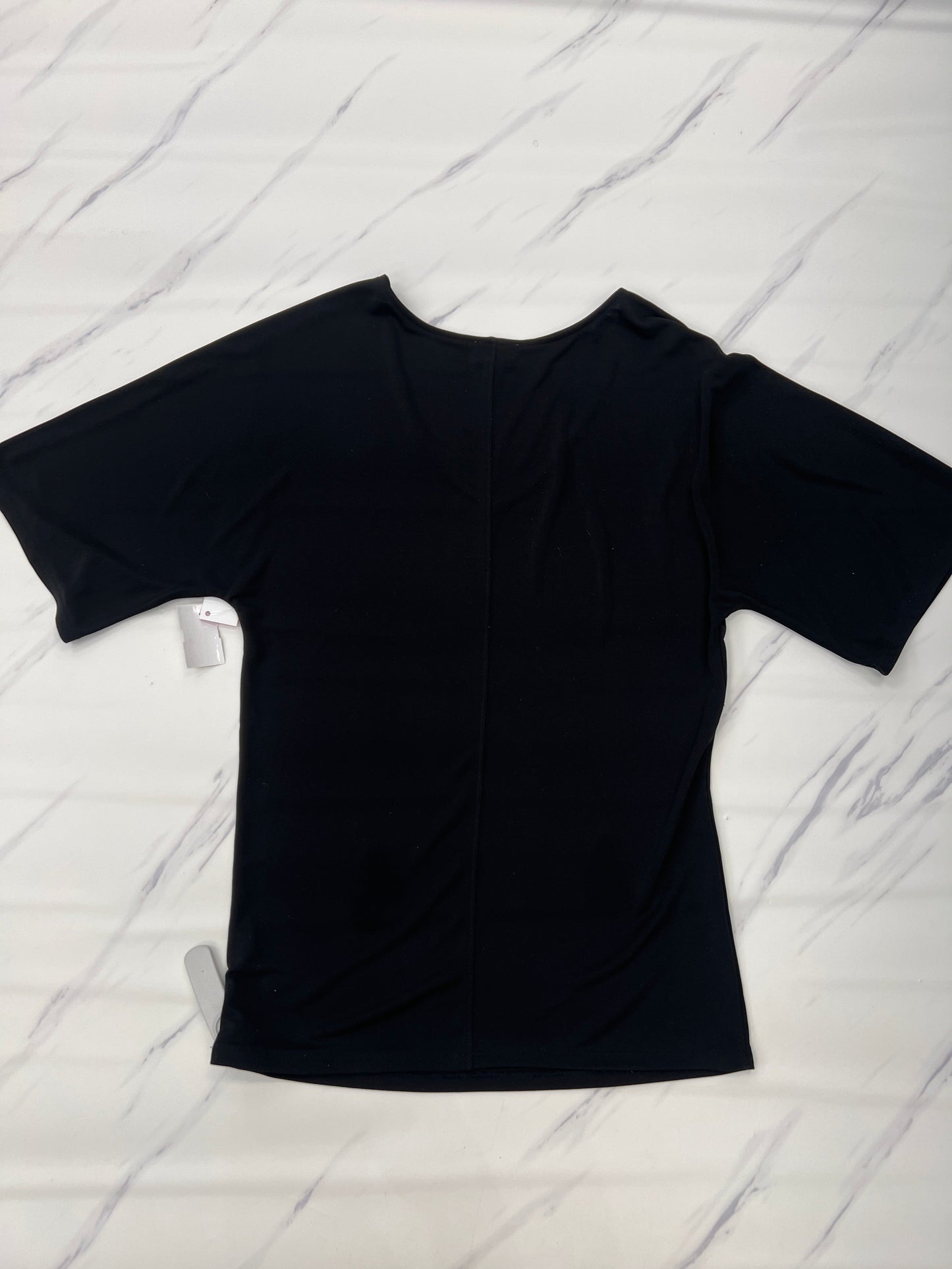 Top Short Sleeve By Deletta In Black, Size: S