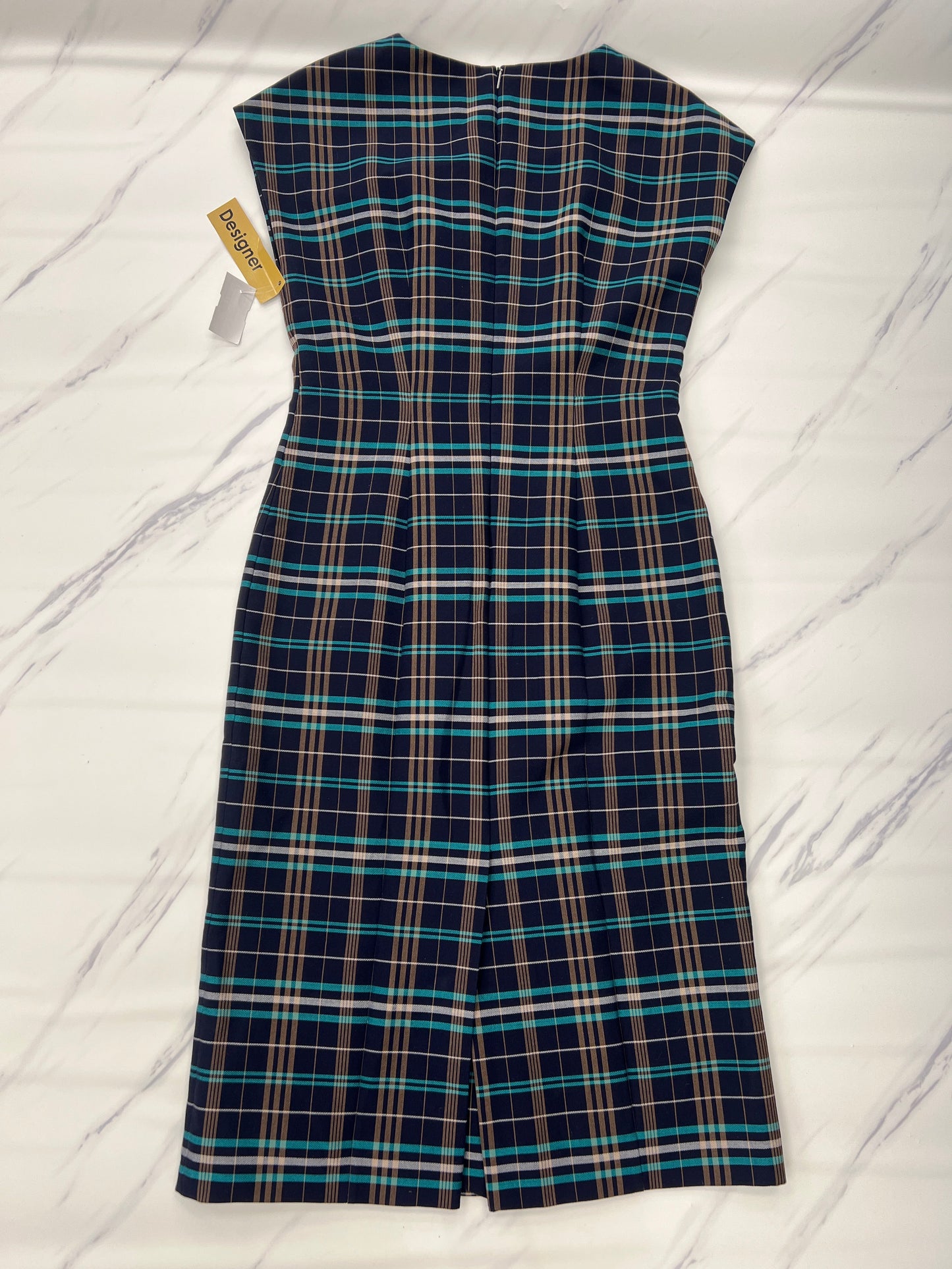 Dress Designer By Hugo Boss In Plaid Pattern, Size: 6