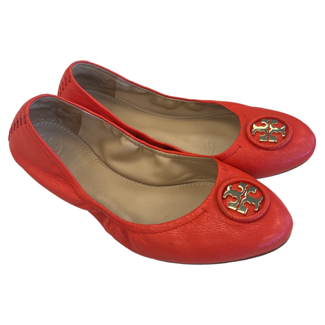 Shoes Designer By Tory Burch In Orange, Size: 10