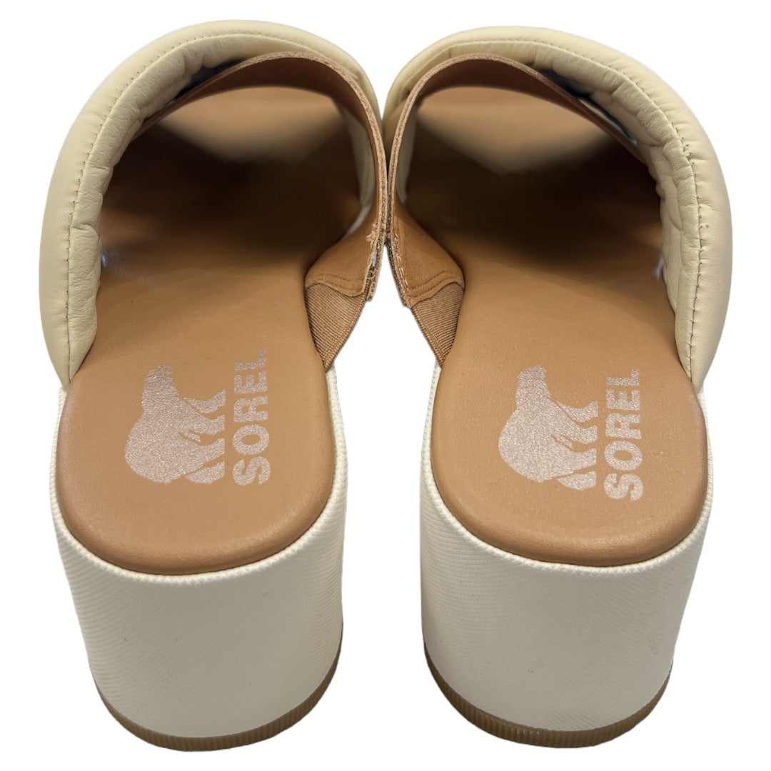 Sandals Flats By Sorel In Tan, Size: 8.5