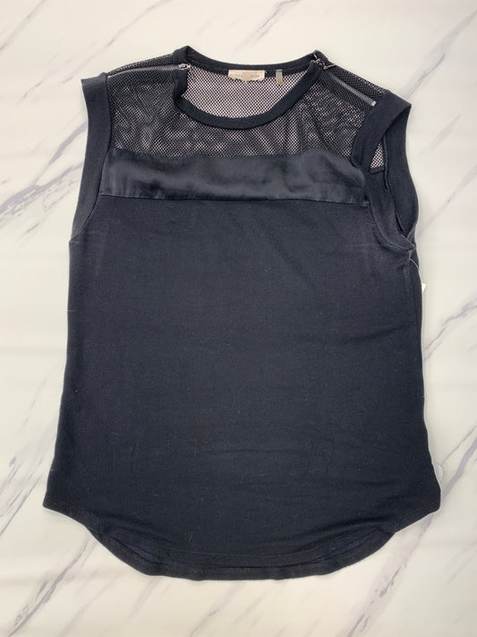 Top Short Sleeve By Rebecca Taylor In Black, Size: Xs