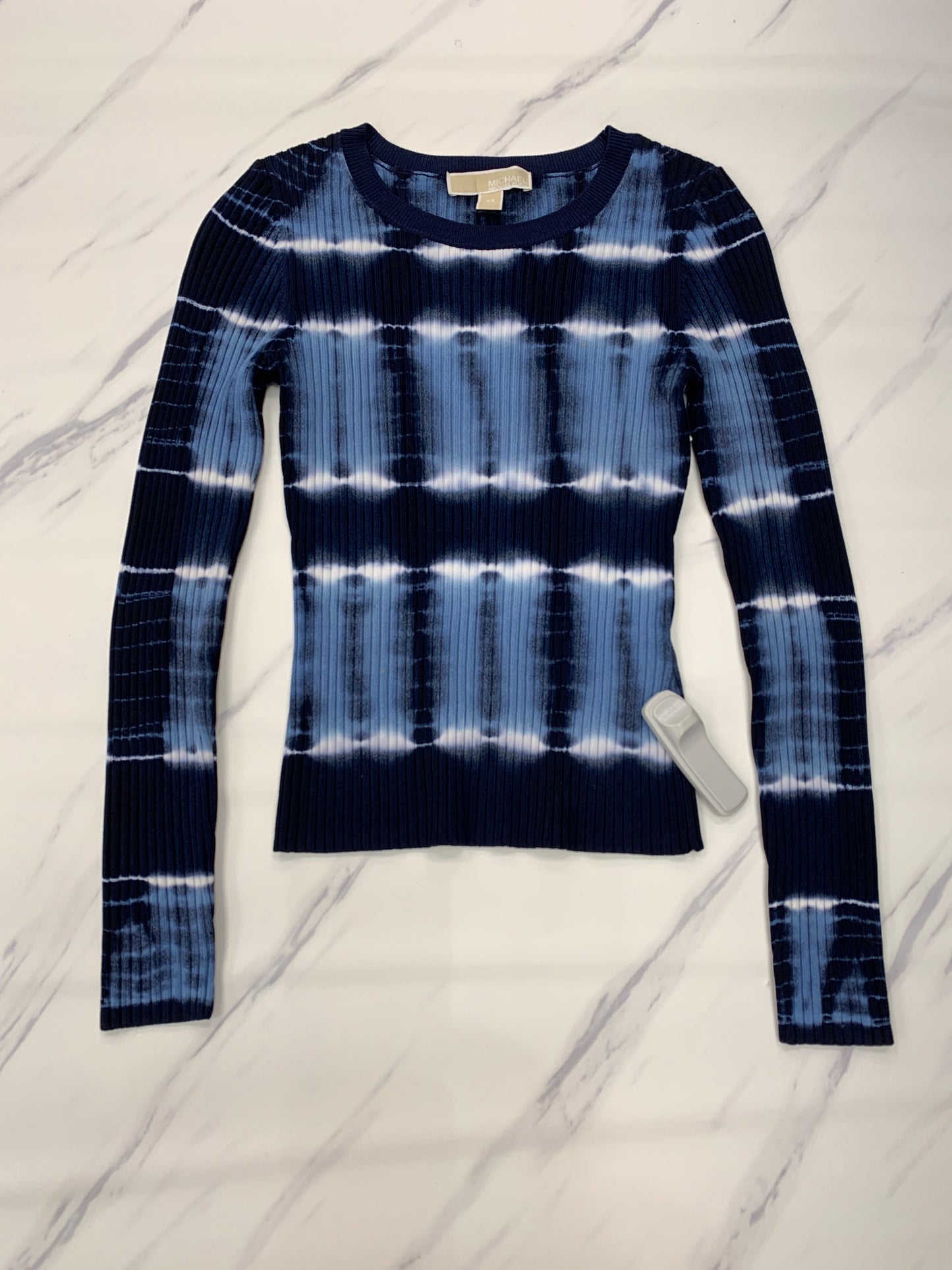 Top Long Sleeve By Michael By Michael Kors In Blue, Size: Xs