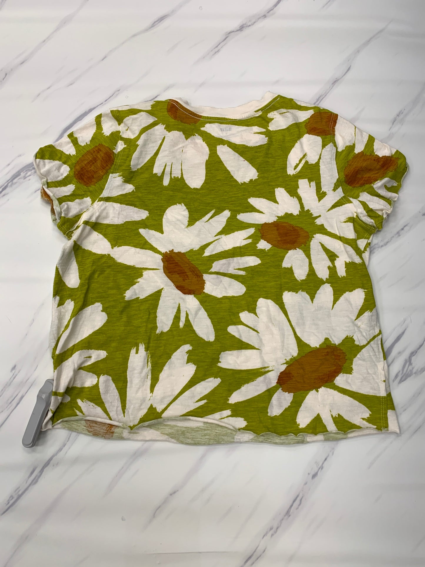 Top Short Sleeve By Maeve In Green, Size: M